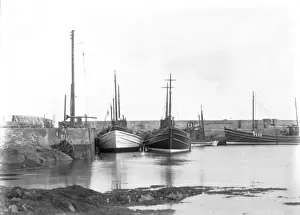 Portavogie Harbour Print - Early 1900s, Northern Ireland