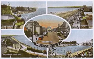 Edinburgh Prints: Portobello, Edinburgh, Scotland Print 1937