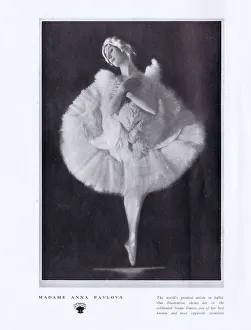 A portrait of Anna Pavlova in her Swan Dance, 1923 A portrait of Anna Pavlova in her Swan Dance, 1923