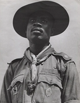 Portrait of a boy scout in Ghana, West Africa Portrait of a boy scout in Ghana, West Africa