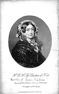 Portrait of The Duchess of Kent, Mother of Queen Victoria Portrait of The Duchess of Kent, Mother of Queen Victoria