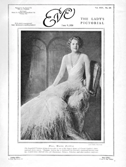 Portrait of Mme Maria Jeritza, Viennese prima donna, 1926 Portrait of Mme Maria Jeritza, Viennese prima donna, 1926