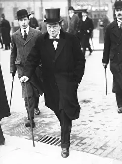 Portrait photograph of a young Winston Churchill Portrait photograph of a young Winston Churchill