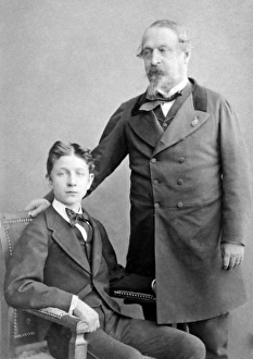 Portrait of the Prince Imperial and Napoleon III Portrait of the Prince Imperial and Napoleon III