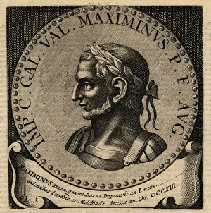 Portrait of Roman Emperor Maximinus II Portrait of Roman Emperor Maximinus II