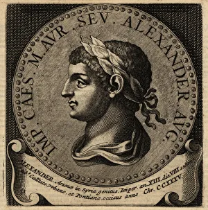 Portrait of Roman Emperor Severus Alexander Portrait of Roman Emperor Severus Alexander