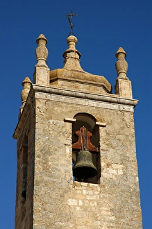 Portugal. Loule. Bell tower of Saint Clement church Portugal. Loule. Bell tower of Saint Clement church