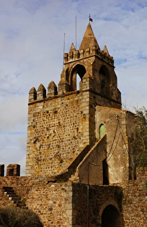 Portugal. Montemor-o-Novo. Castle. Clock Tower Portugal. Montemor-o-Novo. Castle. Clock Tower