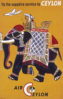 Poster advertising Air Ceylon
