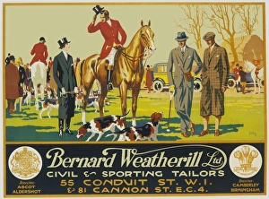 Poster advertising Bernard Weatherill Ltd Poster advertising Bernard Weatherill Ltd