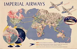 Poster advertising Imperial Airways