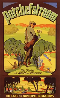 Poster advertising Potchefstroom, South Africa Poster advertising Potchefstroom, South Africa
