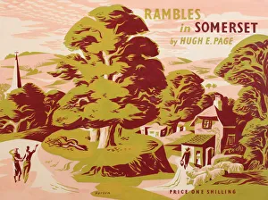 Poster advertising Rambles in Somerset Poster advertising Rambles in Somerset