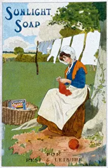 Early 20th Century Sunlight Soap Print