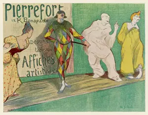 Entertainers Print - Commedia Del Arte and Singers