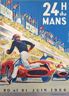 Poster, Le Mans 24 Hour Rally 1959