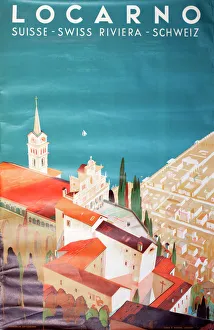 Poster for Locarno on the Swiss Riviera Poster for Locarno on the Swiss Riviera