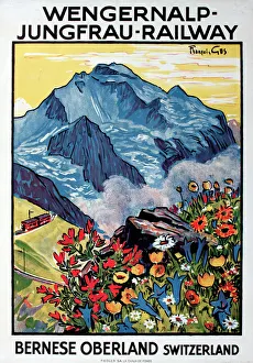 Poster, Wengernalp Jungfrau Railway, Switzerland Poster, Wengernalp Jungfrau Railway, Switzerland