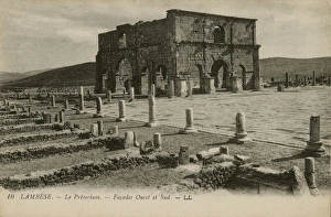 Praetorium, Lambaesis (Southern and Western walls) Praetorium, Lambaesis (Southern and Western walls)