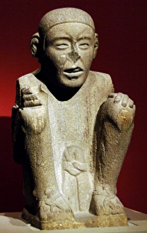 Pre-Columbian art. Aztec. Standard Bearer. 15thearly 16th c Pre-Columbian art. Aztec. Standard Bearer. 15thearly 16th c