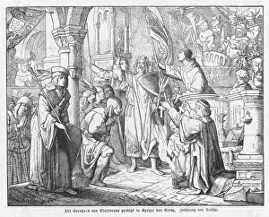 Christian Crusades Prints: Preaching 1st Crusade