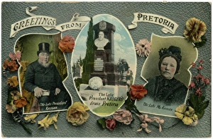 Former President Paul Kruger, wis gave and second wife Former President Paul Kruger, wis gave and second wife