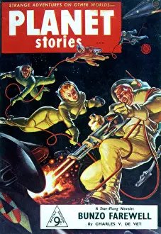 1950 Sci-Fi Print: Preview of Peril