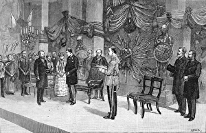 Prince Albert Victor at the Cutlers Hall, Sheffield Prince Albert Victor at the Cutlers Hall, Sheffield