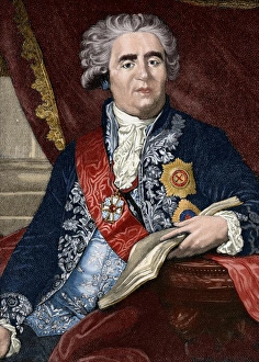 Prince Alexander Bezborodko (1747-1799). Engraving. Colored Prince Alexander Bezborodko (1747-1799). Engraving. Colored