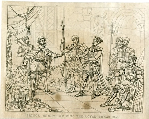 Prince Henry seizing the Royal Treasury Prince Henry seizing the Royal Treasury