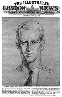 Prince Philip, Duke of Edinburgh, by Dr. Stephen Ward, 1961 Prince Philip, Duke of Edinburgh, by Dr. Stephen Ward, 1961