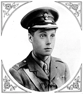 The Prince of Wales, serving with Sir John Frenchs staff as The Prince of Wales, serving with Sir John Frenchs staff as