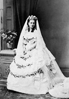 Princess Alexandra on her wedding day Princess Alexandra on her wedding day