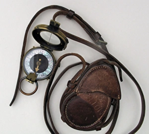 Prismatic compass belonging to Sergeant Ernest Blaikeley Prismatic compass belonging to Sergeant Ernest Blaikeley