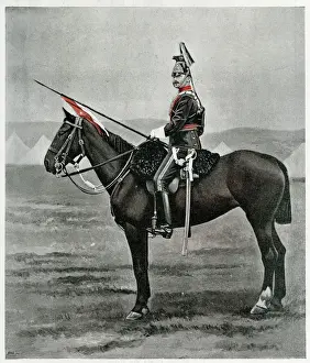 British Army Cavalry Prints: Private 9th Lancer