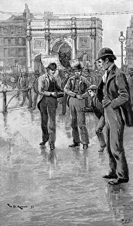 A Procession entering Hyde Park, 1890 A Procession entering Hyde Park, 1890