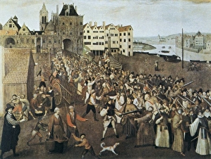 Procession of the Holy League Leaving the Saint-Jean Procession of the Holy League Leaving the Saint-Jean