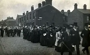 Hurst Lancashire Procession Print, 1910s England
