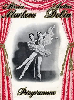 Programme for Alicia Markova and Anton Dolin showcase Programme for Alicia Markova and Anton Dolin showcase