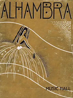 Programme cover for Alhambra Theatre, Paris, 1933 Programme cover for Alhambra Theatre, Paris, 1933