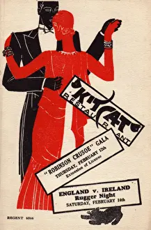 1931 Kit Cat Restaurant Programme Print