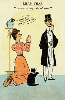 Valentine's Day Tradition Prints: Proposal on a leap year