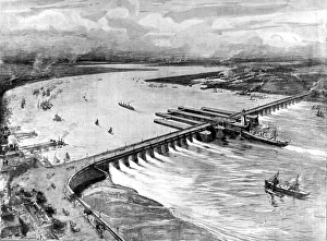 Proposal for a Thames Barrage, Gravesend, 1904 Proposal for a Thames Barrage, Gravesend, 1904