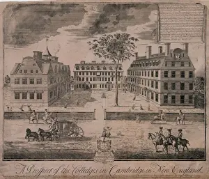 Prints of A prospect of the colledges in Cambridge in New England Cambridge Prints: A Prospect of the Colleges in Cambridge, New England Print