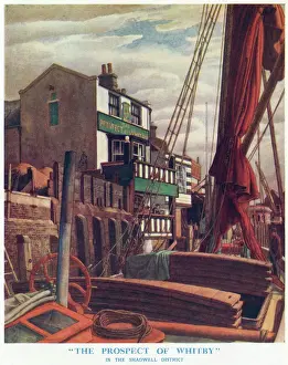 The Prospect of Whitby Print: Historic Wapping Inn
