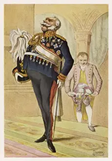 19th Century Military Art Prints: Prussian General / Draner