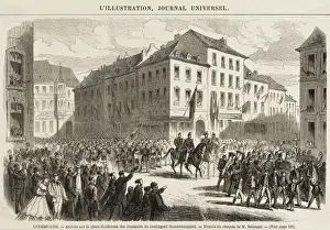 Prussian Occupation Print: Luxembourg Liberation