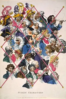 Satirical Prints UK Prints: Public characters
