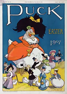 Puck Magazine Illustrations Online Prints: Puck Easter 1907