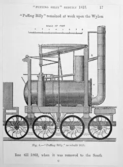 Industrial Revolution Trains Prints: Puffing Billy